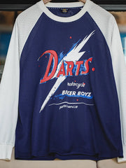 DARTS ラグランメッシュ長袖Tシャツ