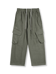 デコンストラクテッドストレートワイドスラックスの製品イメージ