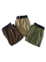 デニム切替カーゴジョガーパンツ