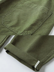 デニム切替カーゴジョガーパンツ