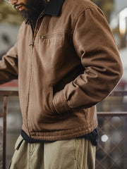 J001型 デトロイトジャケット ヘビーツイル キルティング裏地仕様