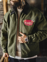 J001型 デトロイトジャケット ヘビーツイル キルティング裏地仕様