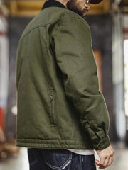 J001型 デトロイトジャケット ヘビーツイル キルティング裏地仕様