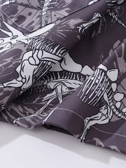 ダイナソースケルトンキューバシャツ