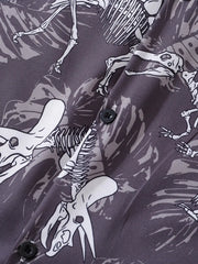 ダイナソースケルトンキューバシャツ