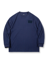 DIY マジックテープ ワッフル 長袖Tシャツ