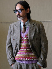 ドネガルツイード ダブルブレストジャケット