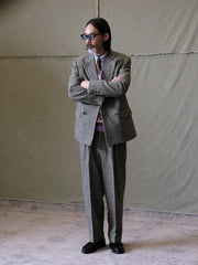 ドネガルツイード ダブルブレストジャケット