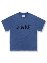二重ガーゼ仕立ての長綿コットンをアゾ染め&ウォッシュ加工したヴィンテージ風Tシャツ。