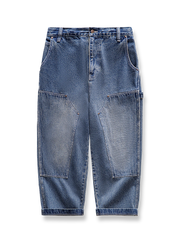 ダブルニー仕様のヘビーウェイトワークデニムパンツ