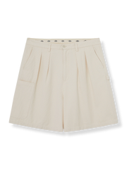 ダブルプリーツツイルポケットペインターショーツ。