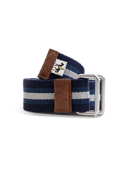 ダブルリングストライプベルト。