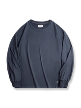 両面起毛素材のソフトフリース長袖Tシャツ