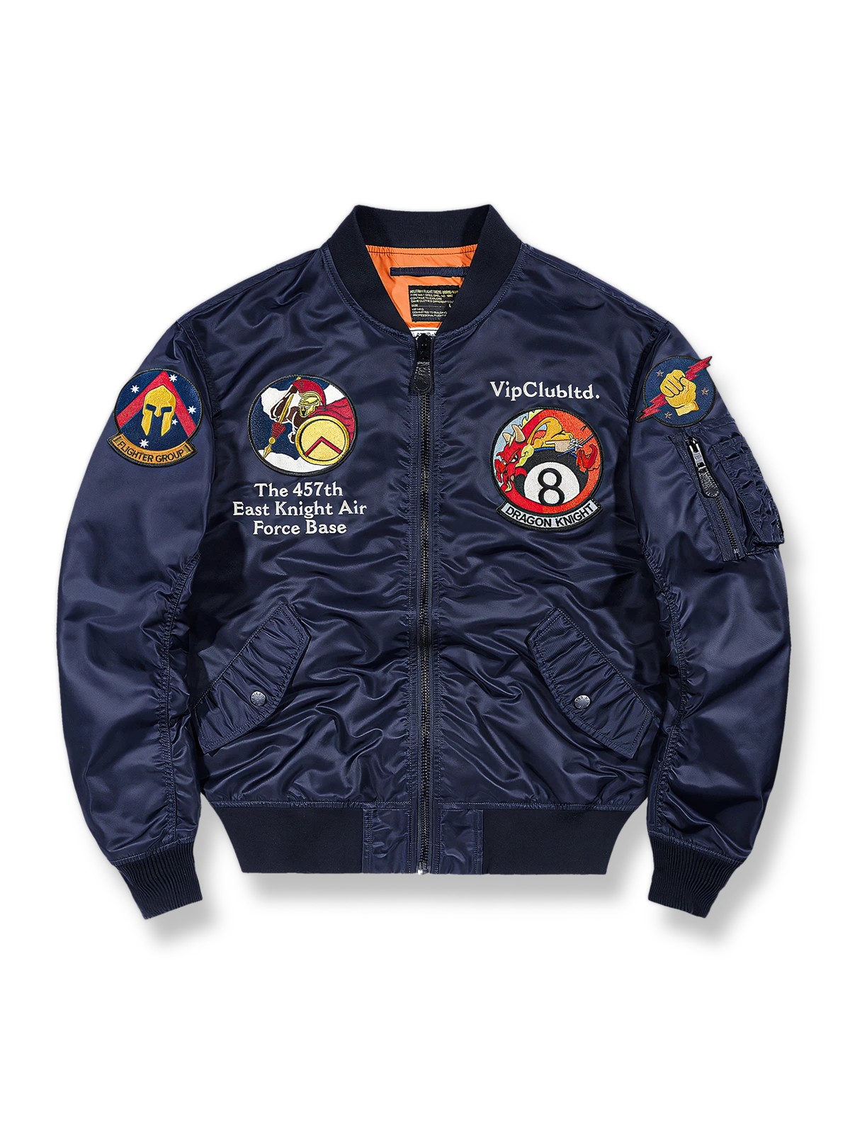 ドラゴン刺繍入りMA-1フライトジャケット
