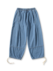 ドローストリングヴィンテージデニムパンツ