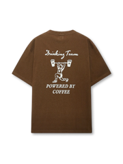 「Powered by Coffee」「Mr. Soda」グラフィックポケットTシャツ