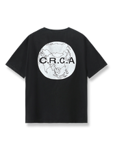 地球地図プリントTシャツ全体図