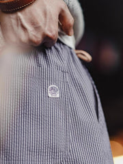 Easypantsシアサッカー ストライプ パンツ