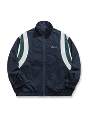 刺繍入りカラーブロックジャケット