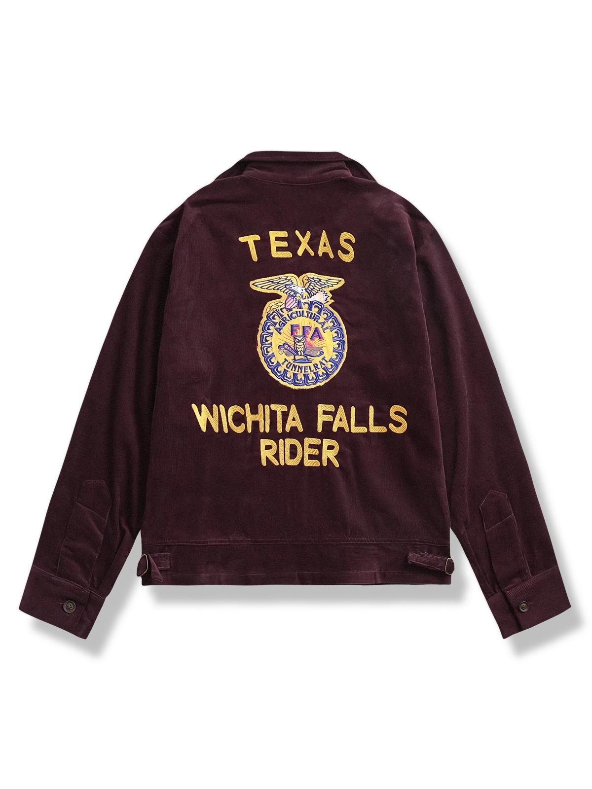 刺繍入りコーデュロイワークジャケット