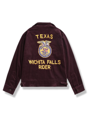 刺繍入りコーデュロイワークジャケット