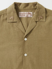 ヴィンテージ刺繍キューバカラーシャツ