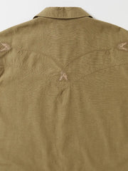 ヴィンテージ刺繍キューバカラーシャツ