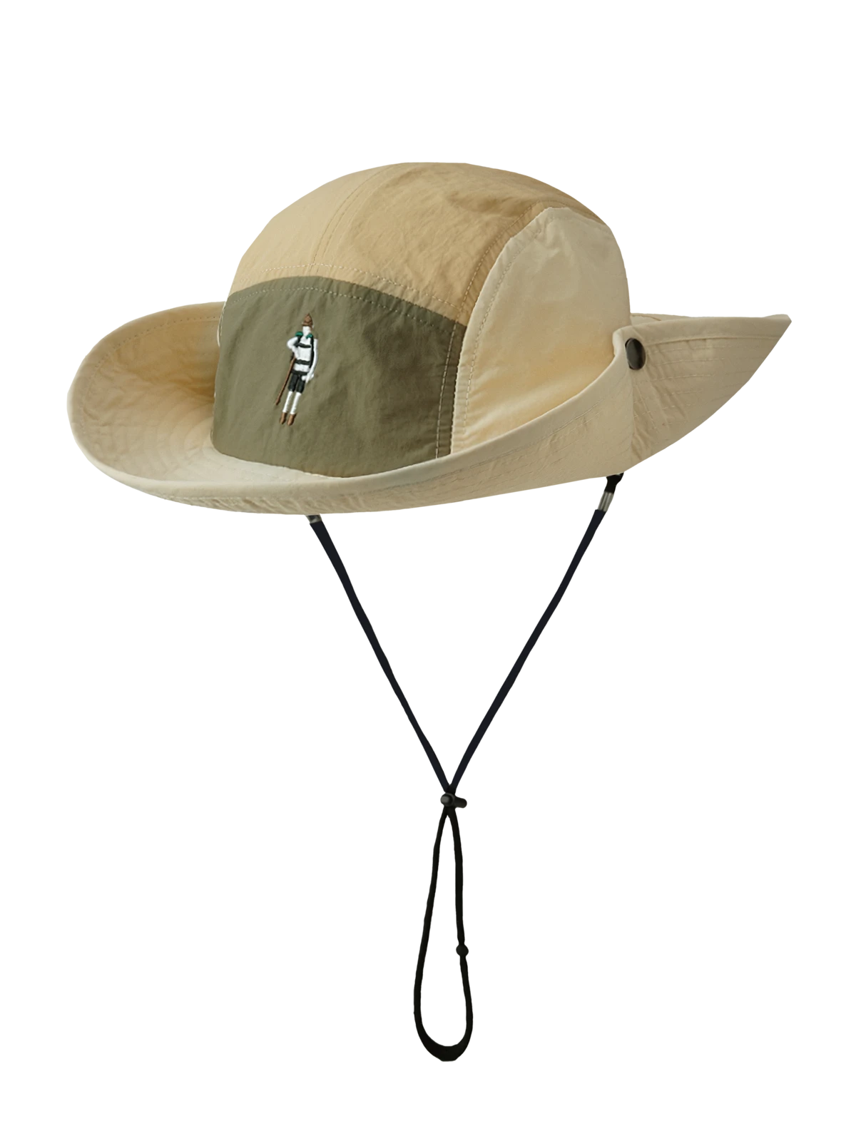 刺繍デザインと防水速乾機能を備えた通気性の良い登山帽