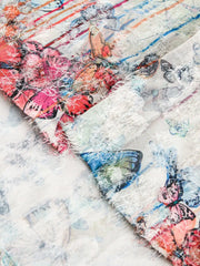 エスニック風ジャカードタッセル半袖シャツ