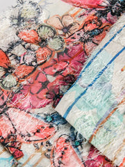 エスニック風ジャカードタッセル半袖シャツ