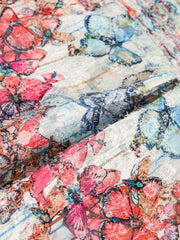 エスニック風ジャカードタッセル半袖シャツ