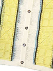 エスニックメッシュニットキューバポロ