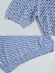 アイレットニットポロシャツ