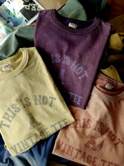 フェードグラデーションヘンリーネックTシャツ