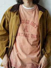 フェードグラデーションヘンリーネックTシャツ