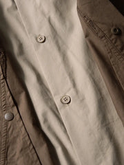 フェイクレイヤード多ポケットワークシャツ