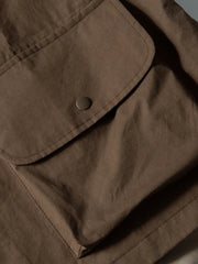 フェイクレイヤード多ポケットワークシャツ