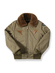 裏起毛ライニング付きのB-15フライトジャケット