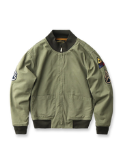 裏起毛ウールライニングとミリタリーディテールが特徴のタンカー&ワークジャケット。