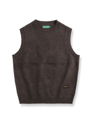 4色展開の無地ニットベストの製品イメージ