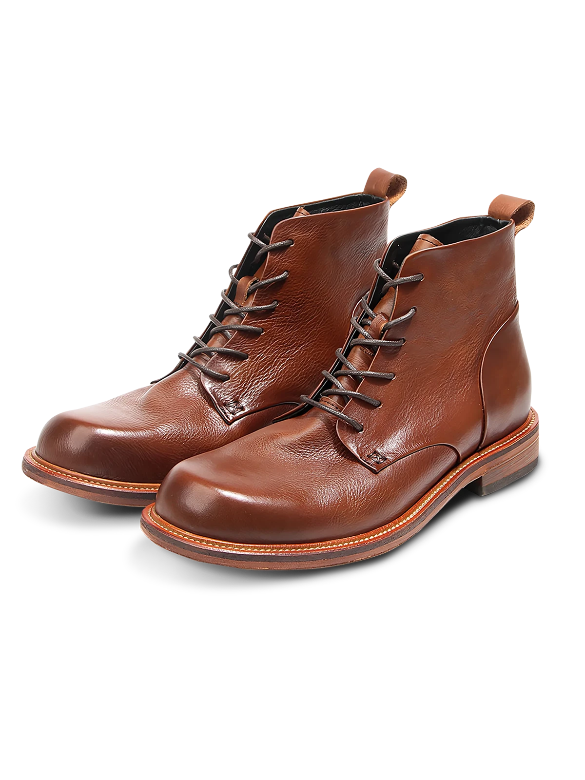 本革フルグレインのハイカットワークブーツ