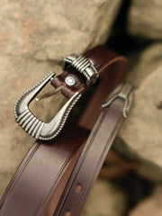 イタリアンベジタブルタンニンフルグレインレザーベルト