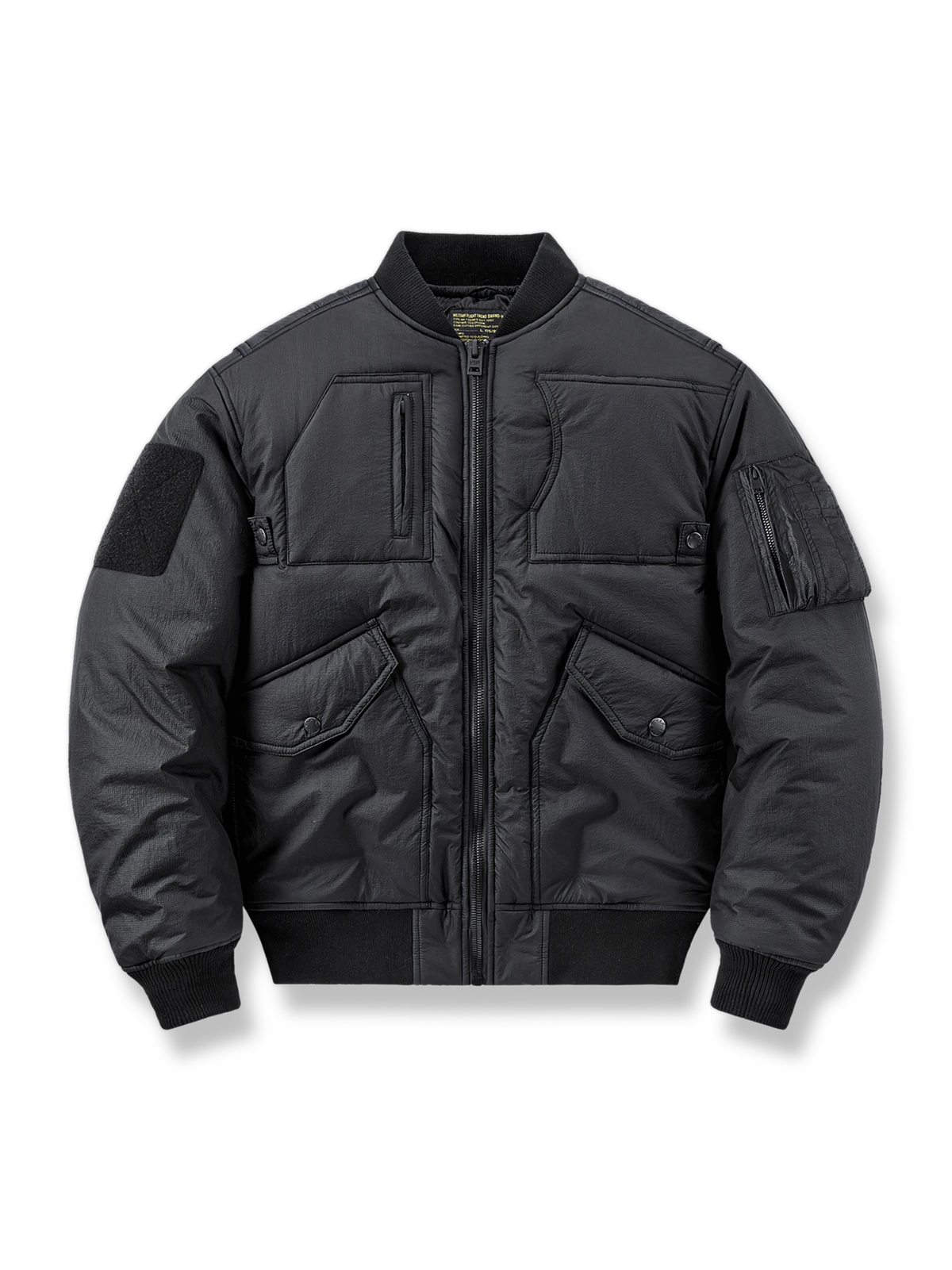 機能性マルチポケット付き中綿ジャケット