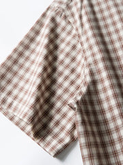 ギンガムチェックポケットショートスリーブシャツ