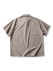 ギンガムチェックポケットショートスリーブシャツ