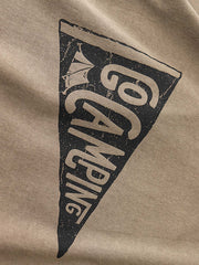 「GO CAMPING」プリントTシャツ