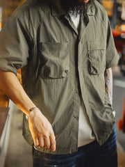 GORPコア多ポケットアウトドアシャツ