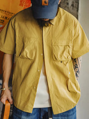 GORPコア多ポケットアウトドアシャツ