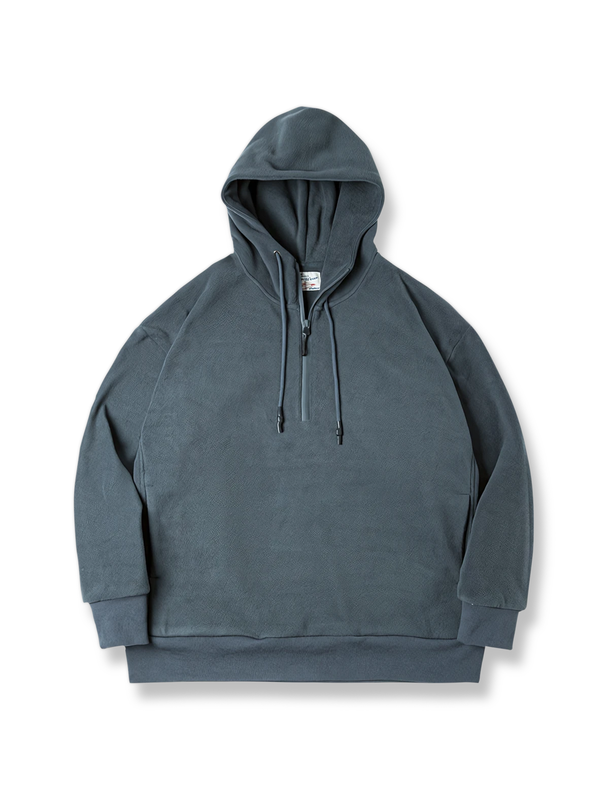 ハーフジップのフリーススウェット