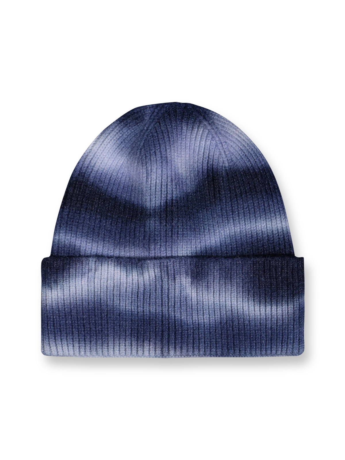伝統的なハンドタイダイ技法で作られた多色展開のニットキャップ。高伸縮包芯糸で快適なフィット感を提供するビーニースタイル。